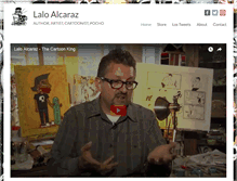 Tablet Screenshot of laloalcaraz.com